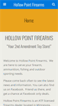 Mobile Screenshot of hollowpointfirearms.com